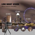 40x60 Monocular Telescope with Smartphone Adapter