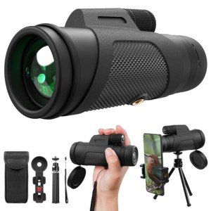 12x42 Monocular Telescope with Phone Adapter