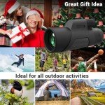 12x42 Monocular Telescope with Phone Adapter