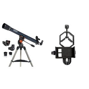 Celestron AstroMaster 70AZ Beginner Telescope with Adapter