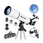 MEEZAA 80mm Refractor Telescope for Beginners