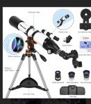 MEEZAA High-Powered Telescope for Beginners