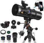 MEEZAA 150 EQ Reflector Telescope for Beginners