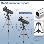 MEEZAA 150 EQ Reflector Telescope for Beginners
