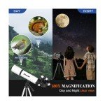 MEEZAA 80mm Refractor Telescope for Beginners