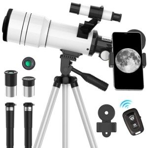 ToyerBee 70mm Beginner Telescope with Phone Adapter