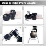 ToyerBee 70mm Beginner Telescope with Phone Adapter