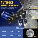 90mm Refractor Telescope for Beginners and Kids