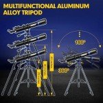 90mm Refractor Telescope for Beginners and Kids