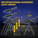 90mm Refractor Telescope for Beginners and Kids