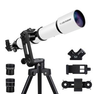Beginner-Friendly 90mm Refractor Telescope with Tripod