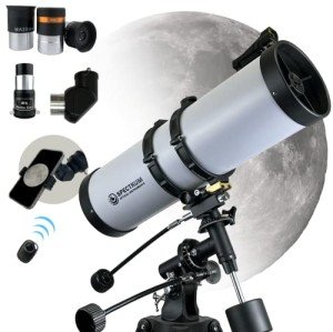 SpectrumOI 130mm Reflector Telescope for Kids & Adults