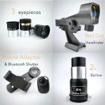 SpectrumOI 130mm Reflector Telescope for Kids & Adults