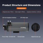 SVBONY MK90 Maksutov-Cassegrain Telescope for Beginners