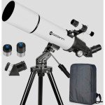 80mm Aperture 600mm Refractor Telescope for Beginners