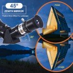 High-Powered 90mm Refractor Telescope for Beginners