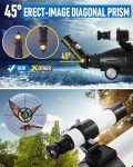 Sararoom 90mm Portable Telescope for Beginners