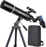 EACONN 80mm Portable Astronomy Telescope