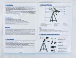 Eaconn 80AZ Refractor Telescope with Backpack