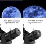 Beginner 80mm Refractor Telescope for Astronomy