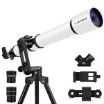 90mm Refractor Telescope with Phone Adapter