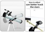Artnery 70076 Reflector Telescope with Stand