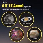 High-Powered 114mm Telescope for Beginners