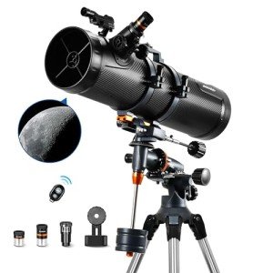 AOMEKIE 130EQ Reflector Telescope for Beginners