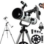 Beginner-Friendly 76mm Reflector Telescope with Accessories