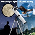 Beginner-Friendly 76mm Reflector Telescope with Accessories