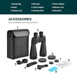 ESSLNB 15X70 Giant Binoculars with Phone Adapter