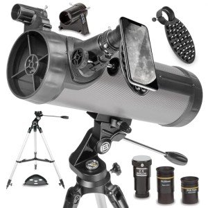 National Geographic 114mm Reflector Telescope & Smartphone Adapter