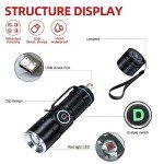 Rechargeable Mini Red Flashlight for Stargazing