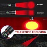 Rechargeable Mini Red Flashlight for Stargazing