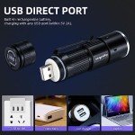 Rechargeable Mini Red Flashlight for Stargazing