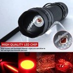 Rechargeable Red Light Flashlight for Astrophotography