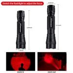 Rechargeable Red Light Flashlight for Astrophotography
