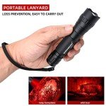 Rechargeable Red Light Flashlight for Astrophotography