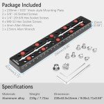 YUEOCT 230mm Telescope Rail Bar and Mount