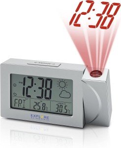 Projection Clock with Radio Control and Sensors