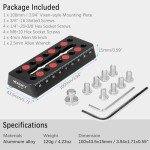 YUEOCT 100mm Telescope Dovetail Mounting Plate