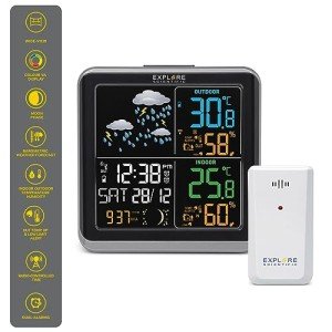Color Display Weather Station with Remote Sensor