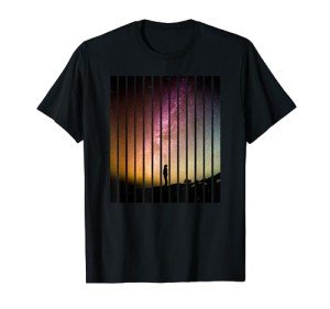 Milky Way Starry Sky T-Shirt for Astrophotography