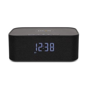 Explore Scientific Clock with Bluetooth Speaker and Charger
