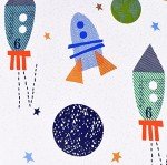 Space-Themed Twin Bed Sheet Set for Kids