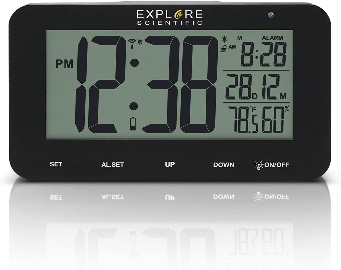 Large Display RC Alarm Clock for Astronomy Lovers