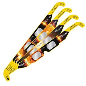 Solar Eclipse Glasses - 4-Pack for Safe Viewing