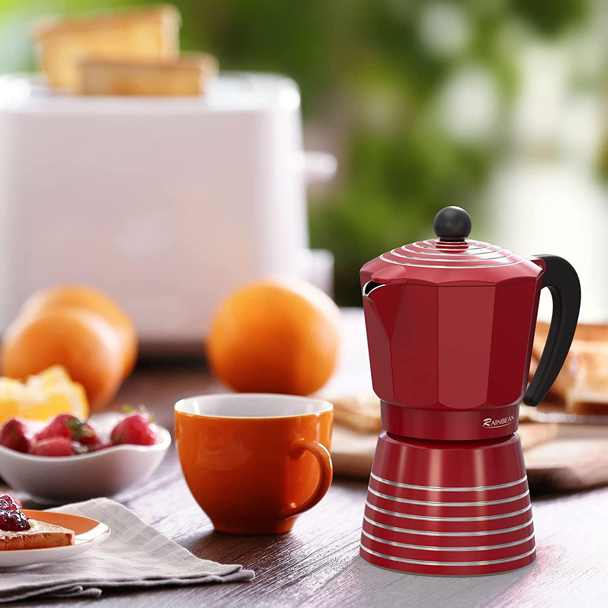 Aluminum Stove Espresso Mocha Pot by Kisrais