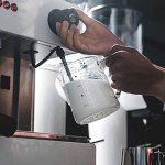 20oz Glass Milk Frothing Pitcher with Measurements