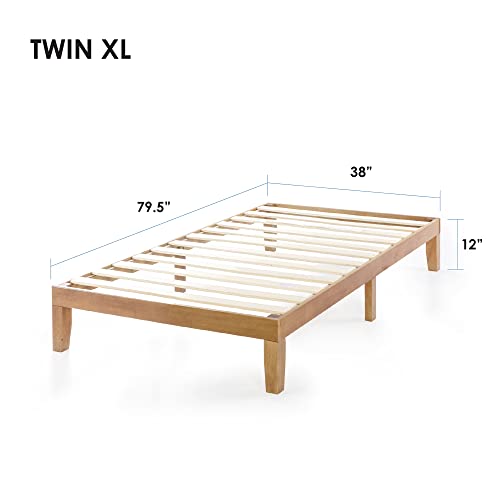 Mellow Naturalista Twin XL Solid Wood Platform Bed